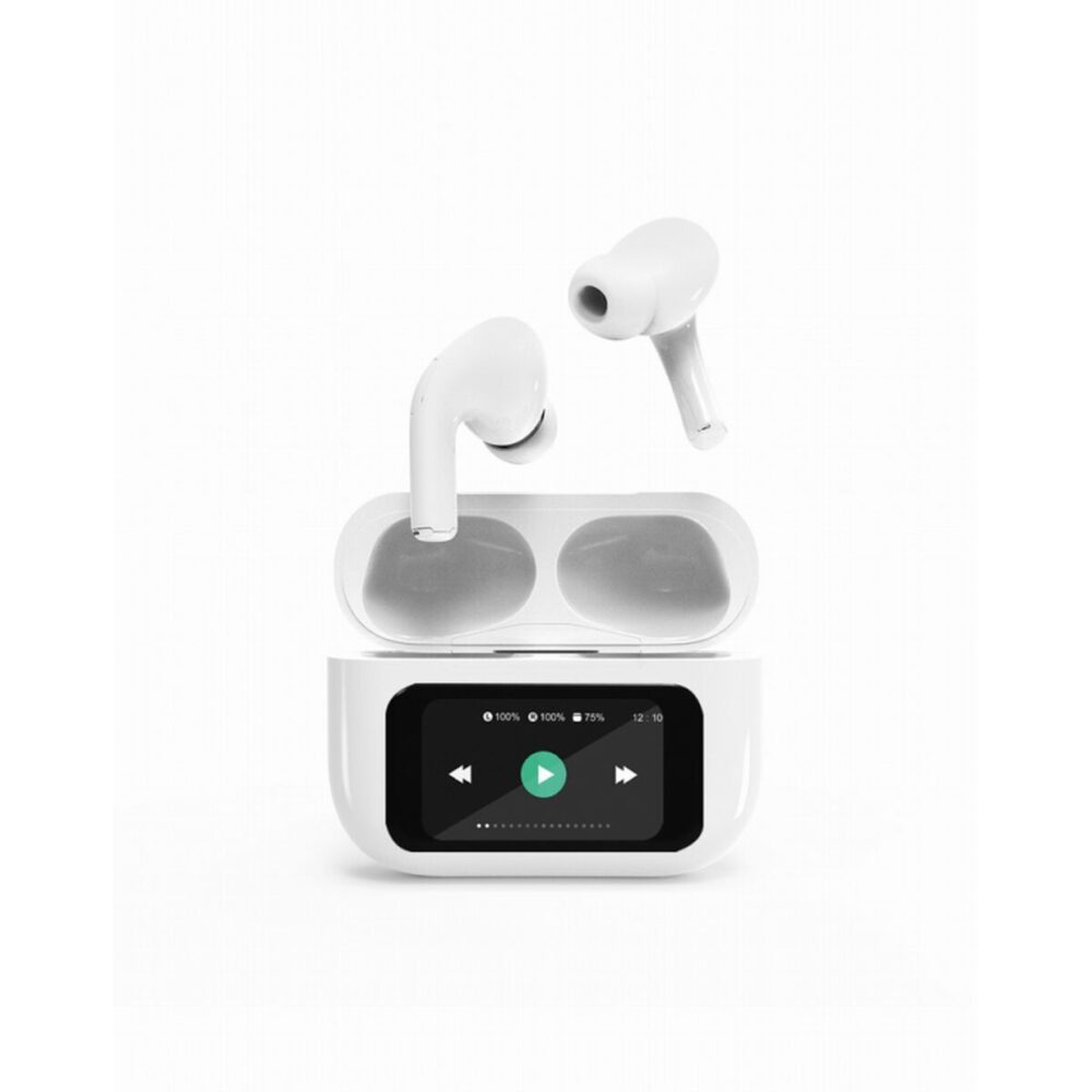 Auricolari GEMBIRD TWS-LCD-ANC-01-W Bianco