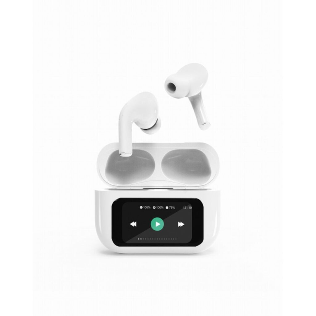 Auricolari GEMBIRD TWS-LCD-ANC-01-W Bianco