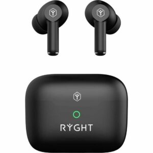 Auricolari Wireless con Custodia di Ricarica Ryght Jumo ANC Nero