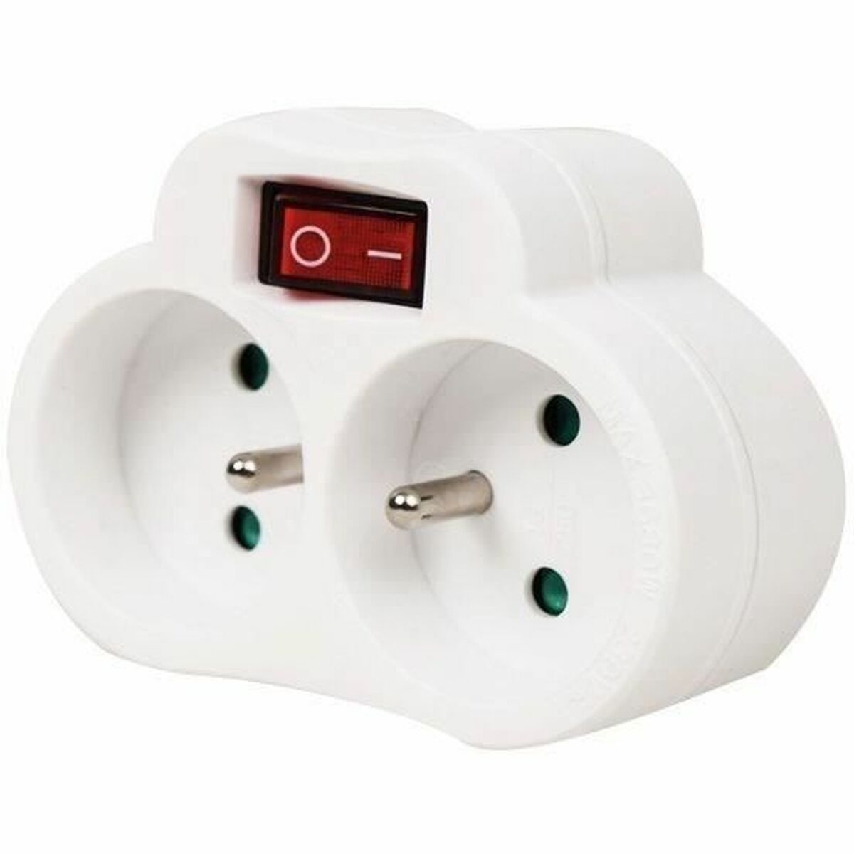 Multipresa con 2 Prese con Interruttore GAO 3680 W