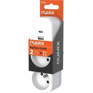 Multipresa con 2 Prese con Interruttore QUARX 3680 W
