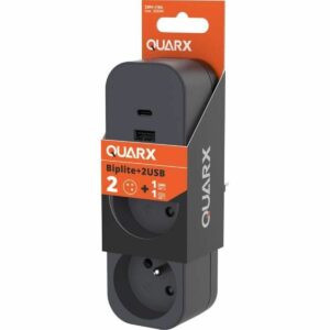 Multipresa con 2 Prese con Interruttore QUARX 3680 W