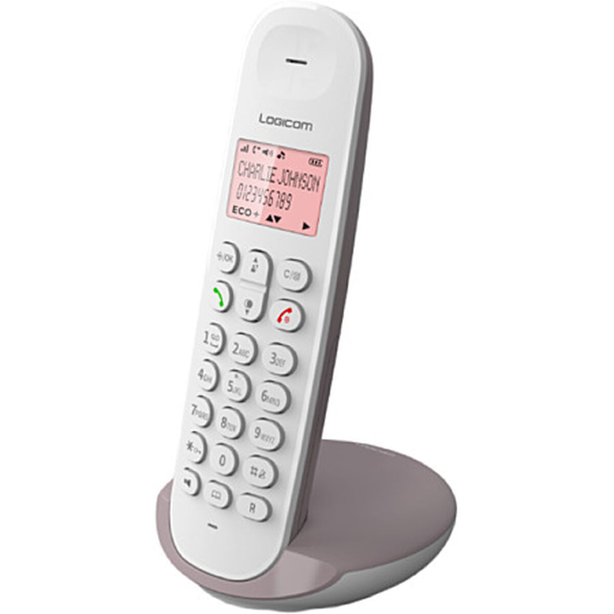 Telefono Senza Fili Logicom Marrone Taupé