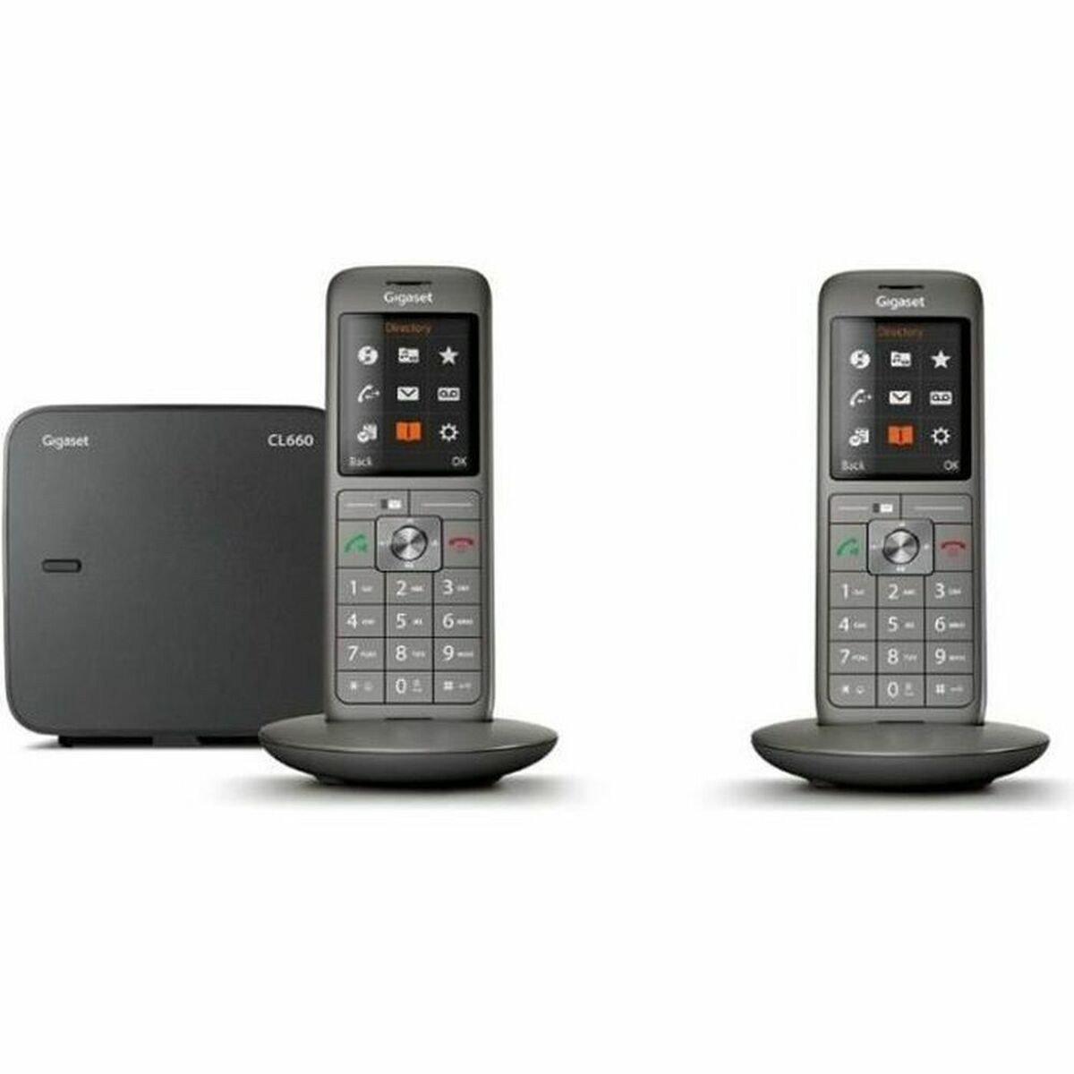 Telefono Senza Fili Gigaset CL660 Duo Grigio Antracite