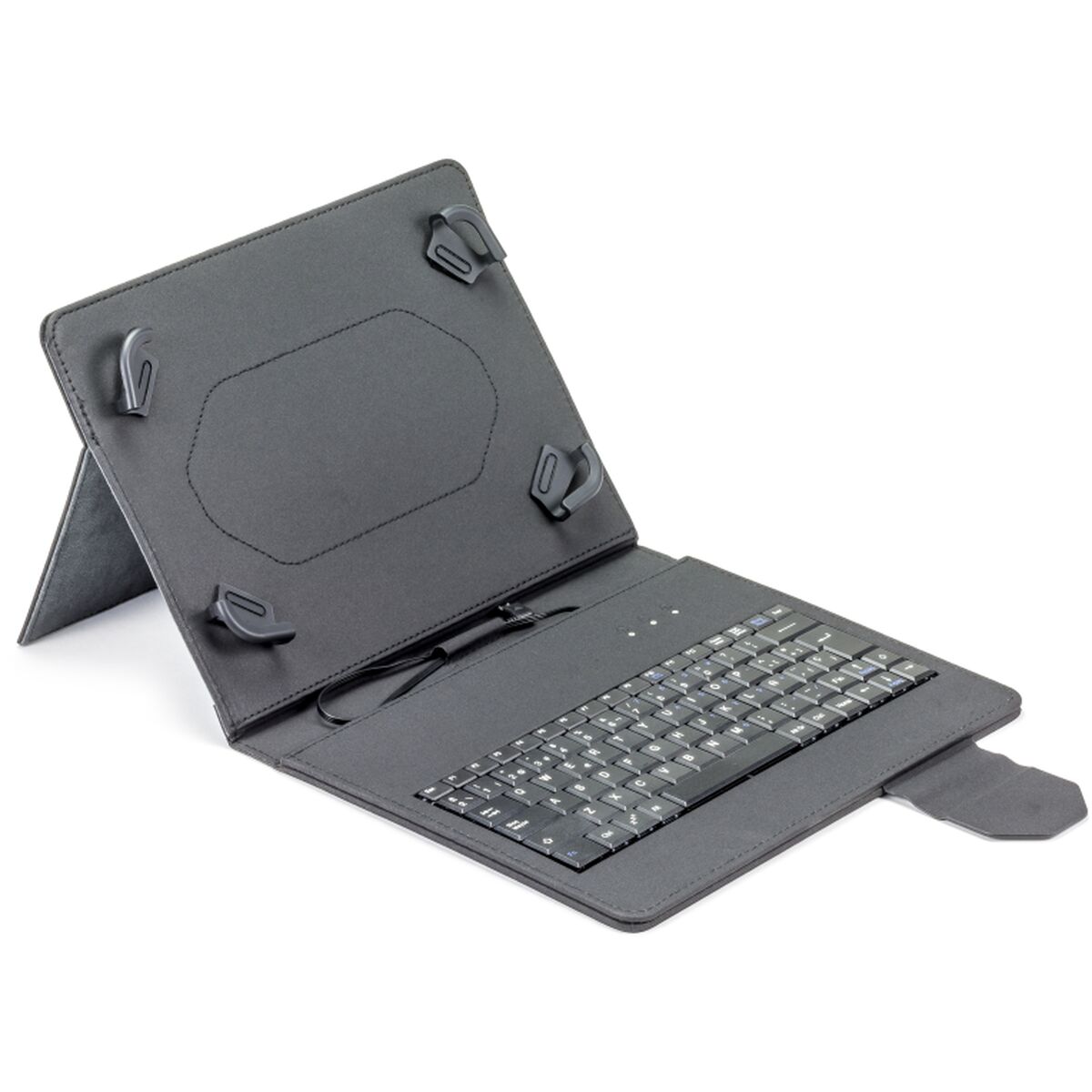Custodia per Tablet Maillon Technologique MTKEYUSBBLACK Nero Qwerty in Spagnolo