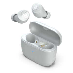 Auricolari Wireless con Custodia di Ricarica JLab IEUEBGAIRPOPRWHT124 Bianco