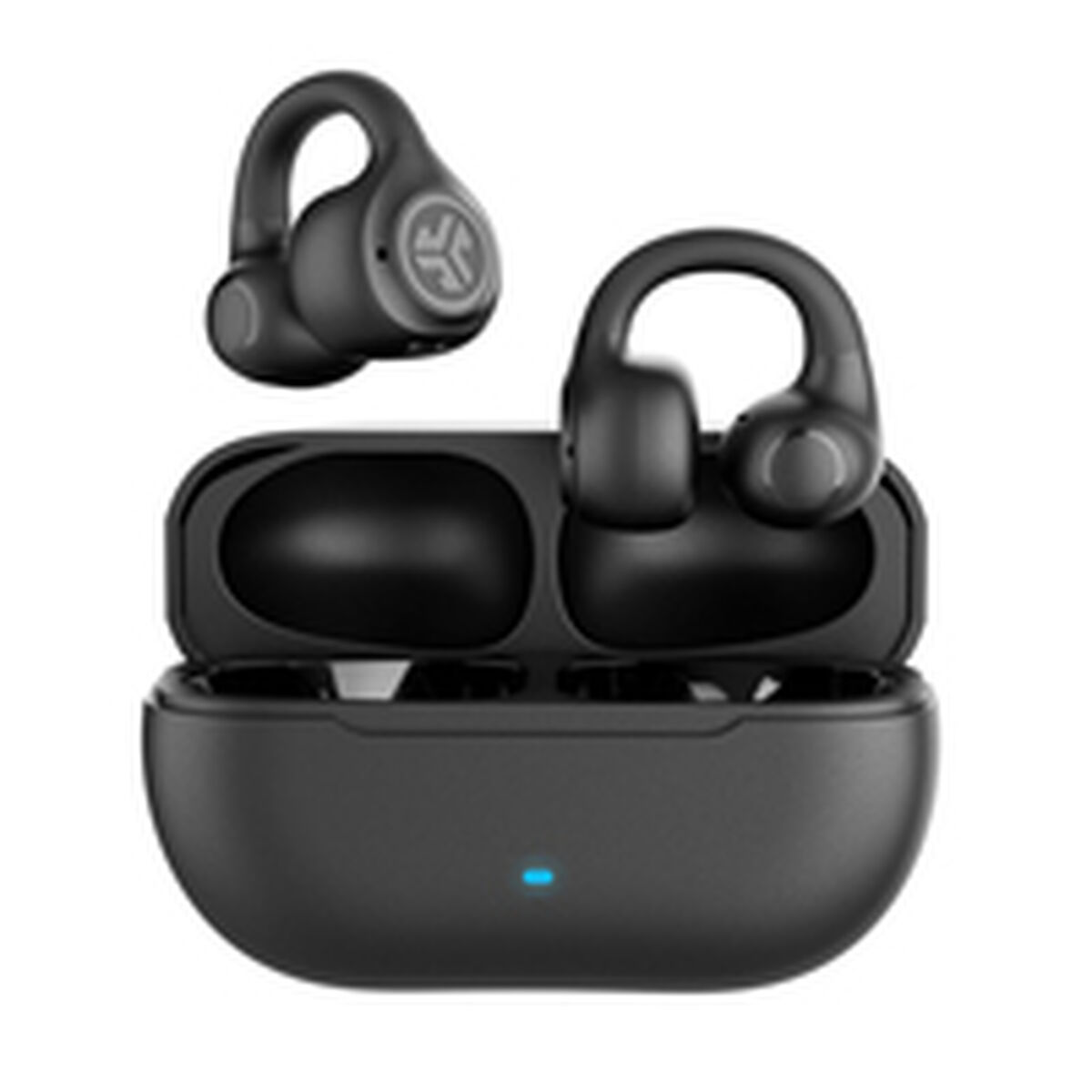 Auricolari Wireless con Custodia di Ricarica JLab IEUEBFLEXRBLK124 Nero