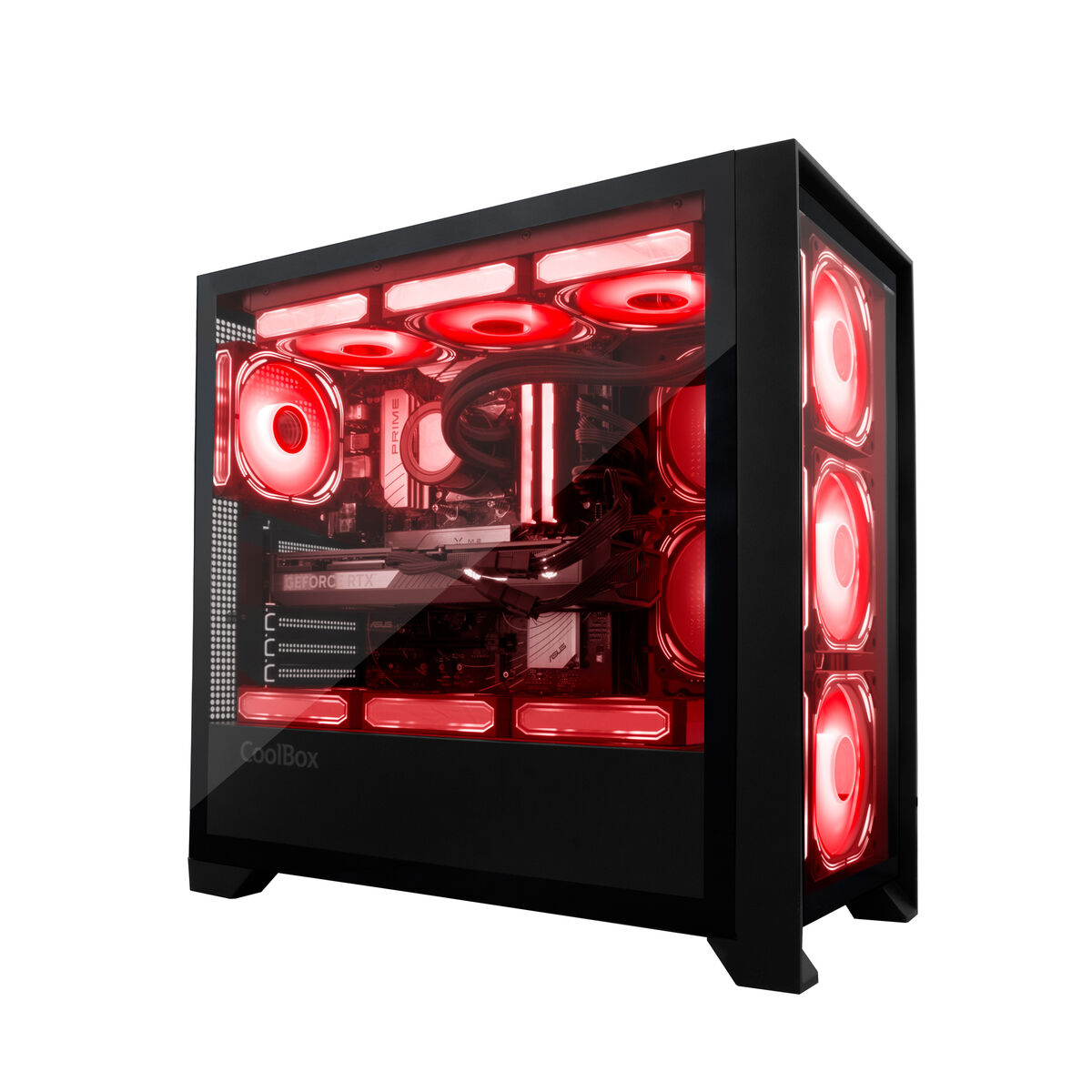 Case computer desktop ATX CoolBox COO-CHAGE2000-0 Nero