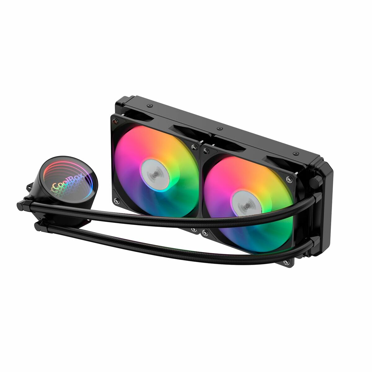 Base di Raffreddamento per PC Portatile CoolBox COO-KRL240-4-ARB