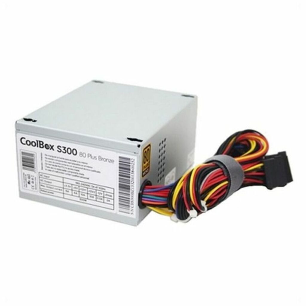 Fonte di Alimentazione CoolBox FALCOO300SBZ Argentato 300 W 80 Plus Bronze