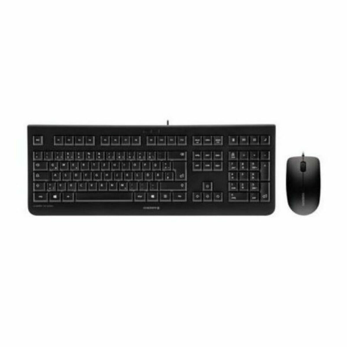 Tastiera e Mouse Cherry JD-0800ES-2 Nero Qwerty in Spagnolo