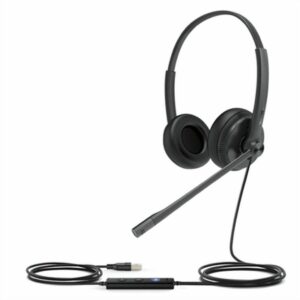 Auricolari con Microfono Yealink UH34 DUAL TEAMS Nero