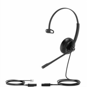 Auricolari con Microfono Yealink YHS34LITEMONO Nero