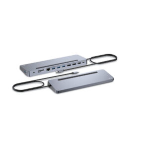Hub USB i-Tec 100 W Argentato