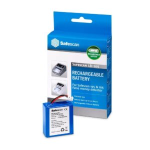 Batteria per Rilevatore di Banconote False Safescan LB-105 Azzurro