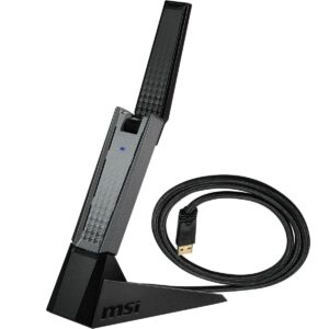Adattatore USB Wifi MSI GUAX18 Nero