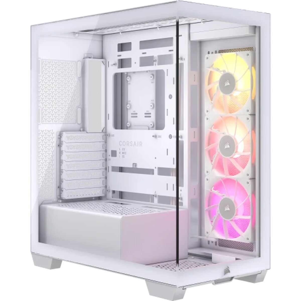 Case computer desktop ATX Corsair CC-9011281-WW Bianco Multicolore