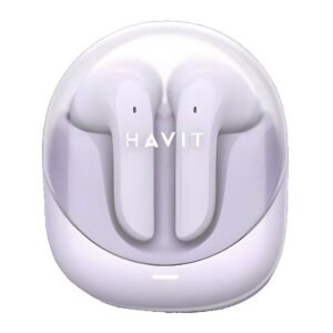 Auricolari Wireless con Custodia di Ricarica Havit Modern Buds Porpora