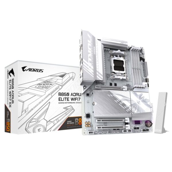 Scheda Madre Gigabyte B850 A ELITE WF7 ICE Intel Wi-Fi 6 AMD AM5