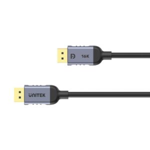 Cavo DisplayPort Unitek C1628GY01-1.5M Nero Grigio 1,5 m