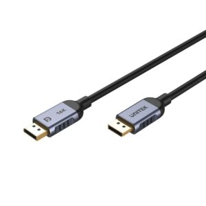 Cavo DisplayPort Unitek C1628GY01-2M Nero Grigio 2 m