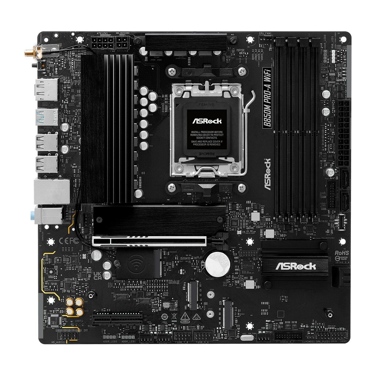 Scheda Madre ASRock B850M Pro-A WiFi Intel Wi-Fi 6 AMD AM5