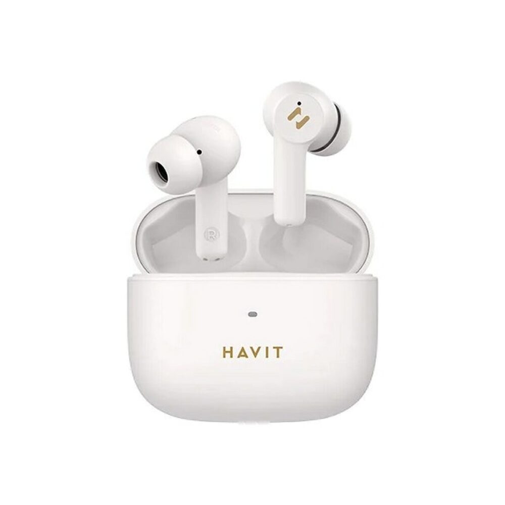 Auricolari Wireless con Custodia di Ricarica Havit TW958 PRO Beige