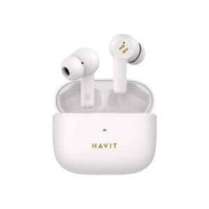 Auricolari Wireless con Custodia di Ricarica Havit TW958 PRO Beige