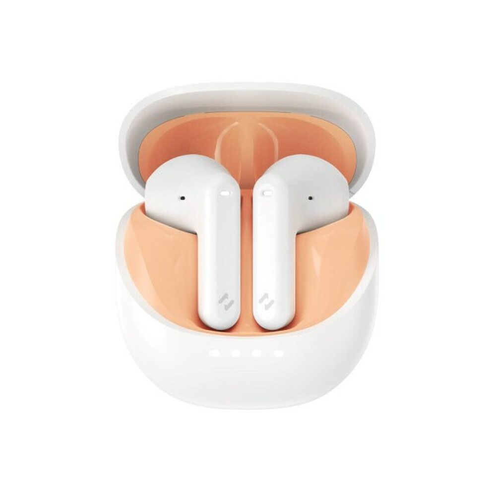 Auricolari Wireless con Custodia di Ricarica Havit TW931 Bianco Arancio