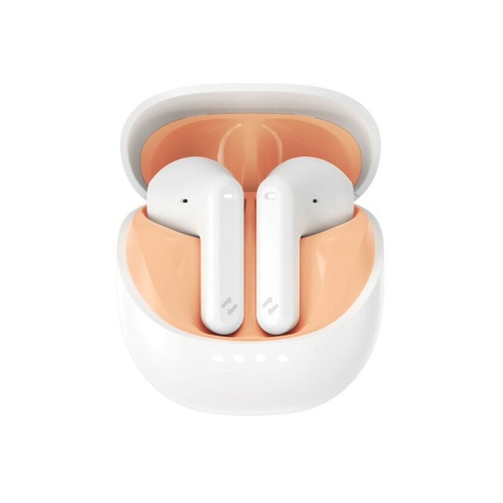 Auricolari Wireless con Custodia di Ricarica Havit TW931 Bianco Arancio