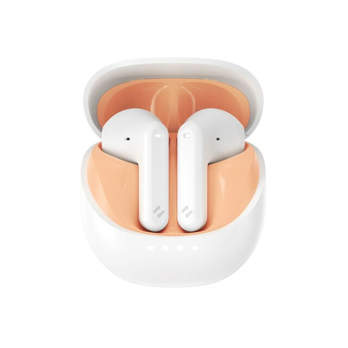 Auricolari Wireless con Custodia di Ricarica Havit TW931 Bianco Arancio