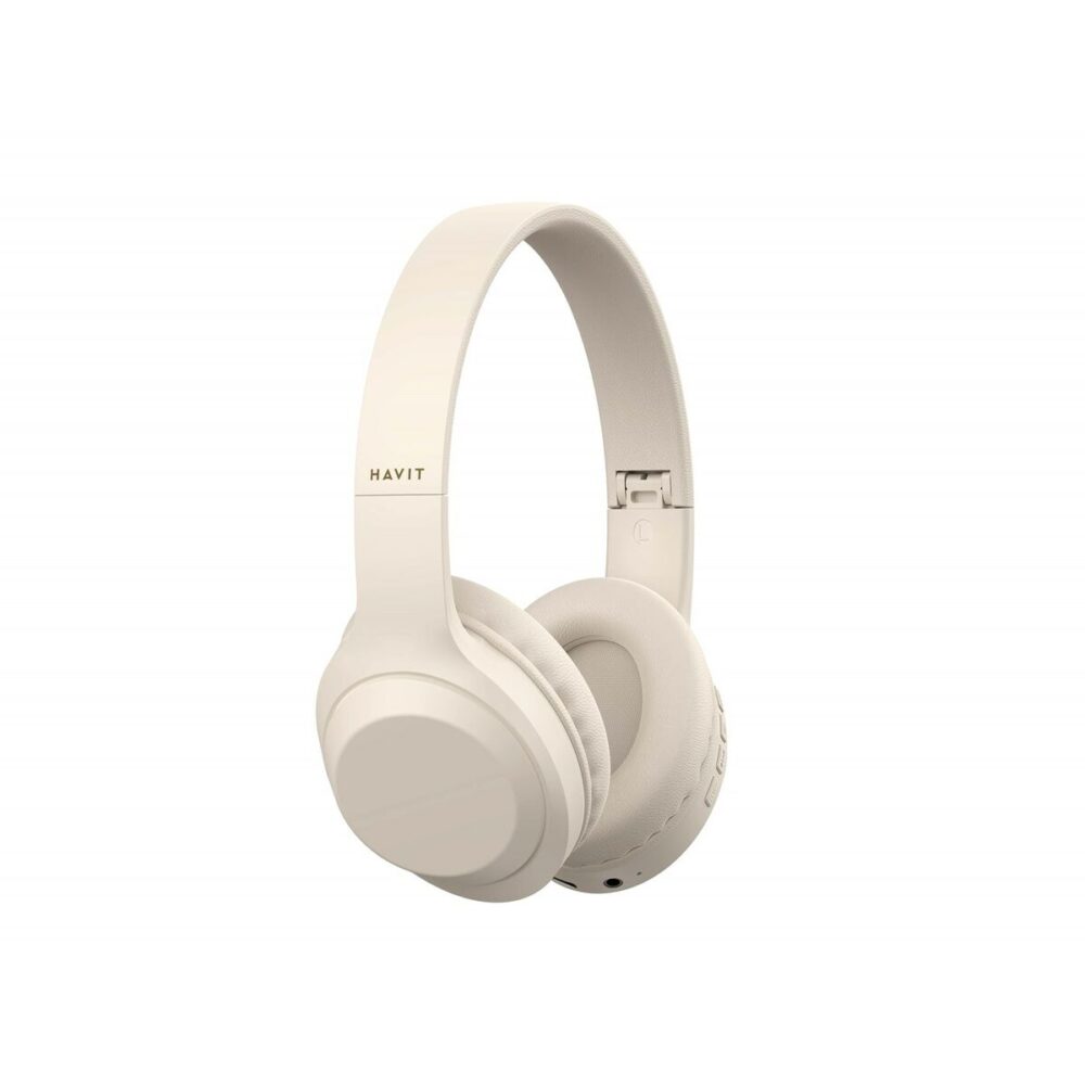 Cuffie Bluetooth a Fascia Havit H628BT Beige
