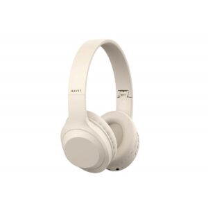 Cuffie Bluetooth a Fascia Havit H628BT Beige