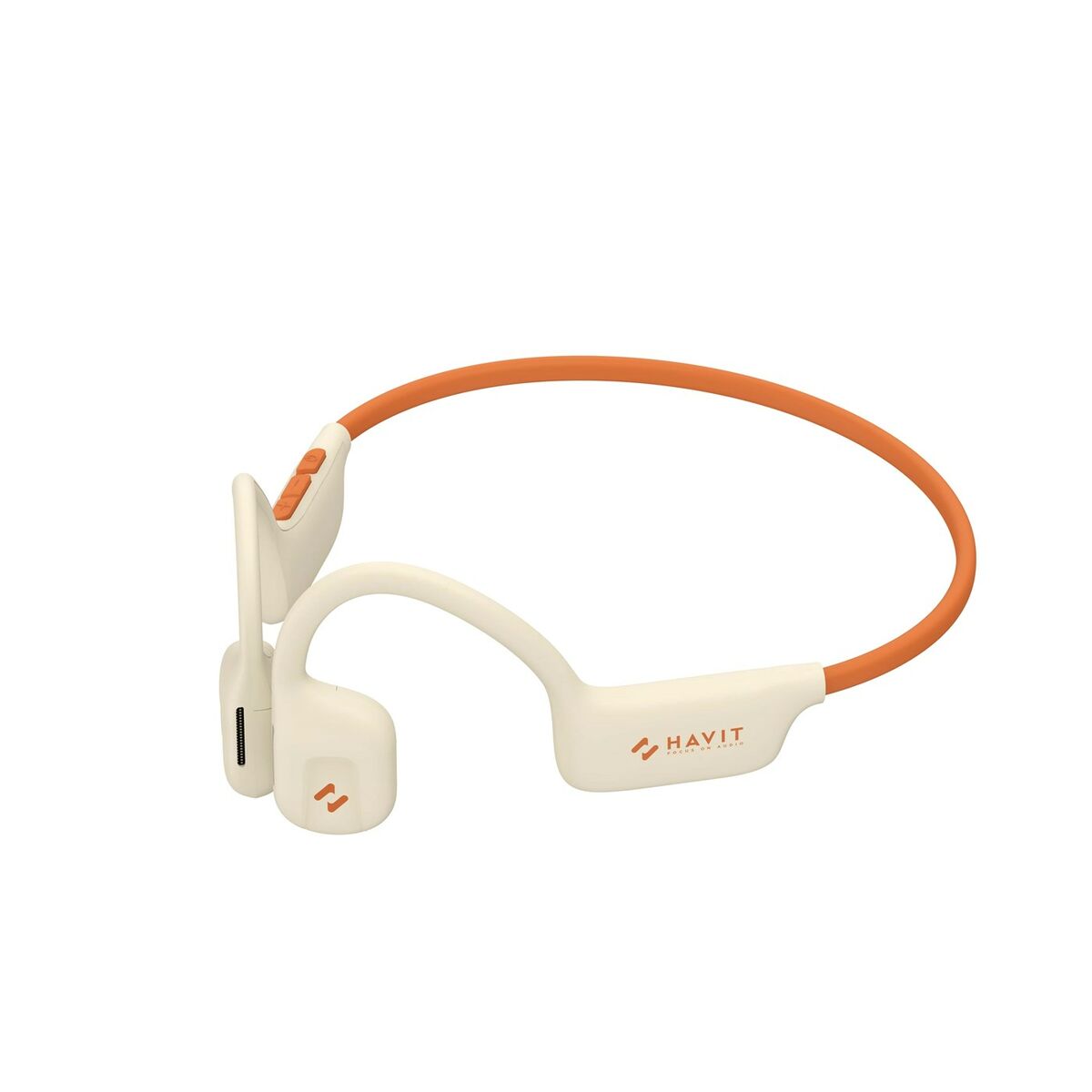 Auricolari Sportivi a Conduzione Ossea Havit E510BT(Freego1 Air) Beige Arancio