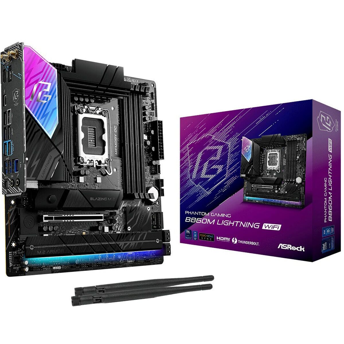 Scheda Madre ASRock B860M Lightning WiFi Intel B860