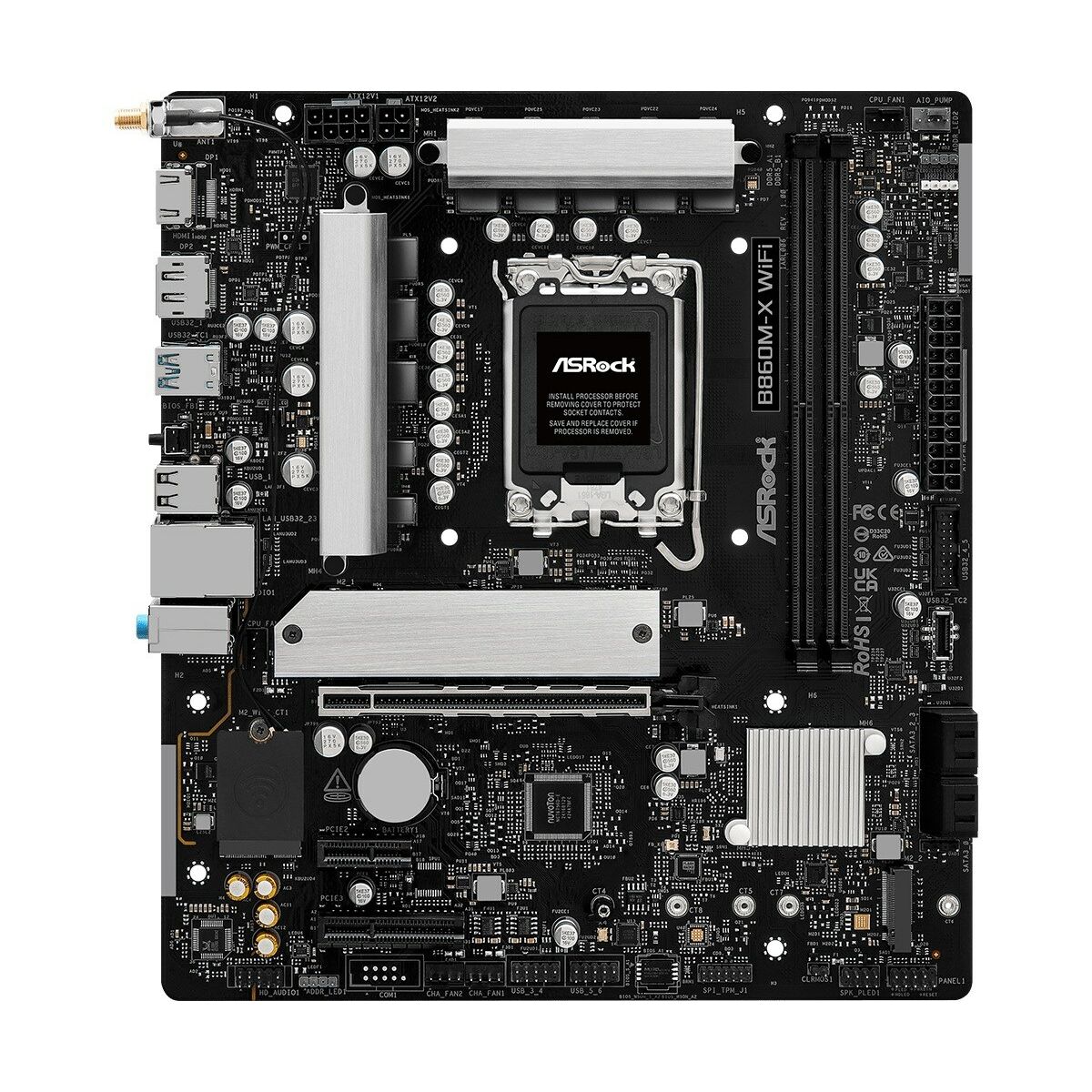Scheda Madre ASRock B860M-X WiFi Intel B860 LGA 1851