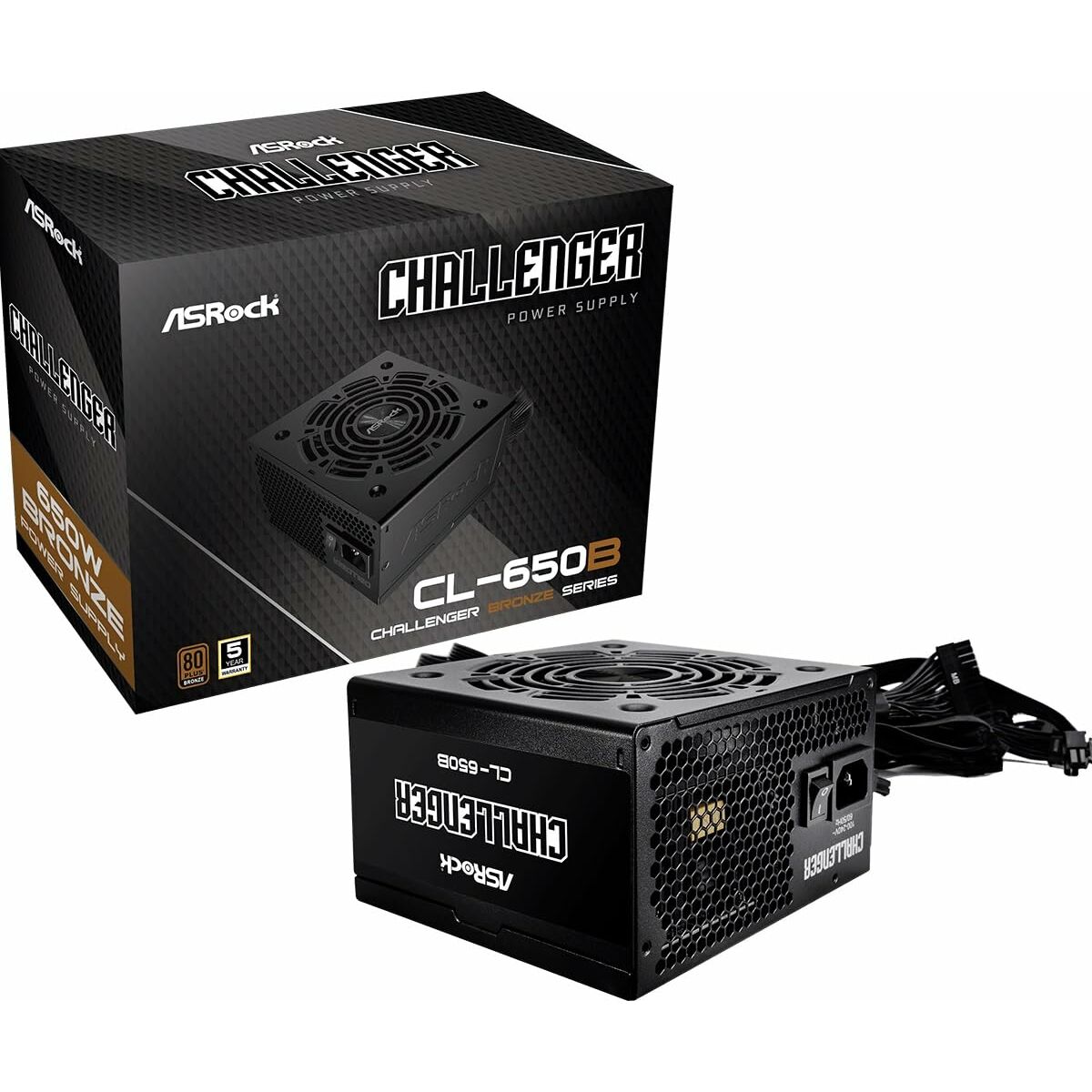 Fonte di Alimentazione ASRock 90-UXC065-BNEAAA ATX 750 W 80 Plus Bronze