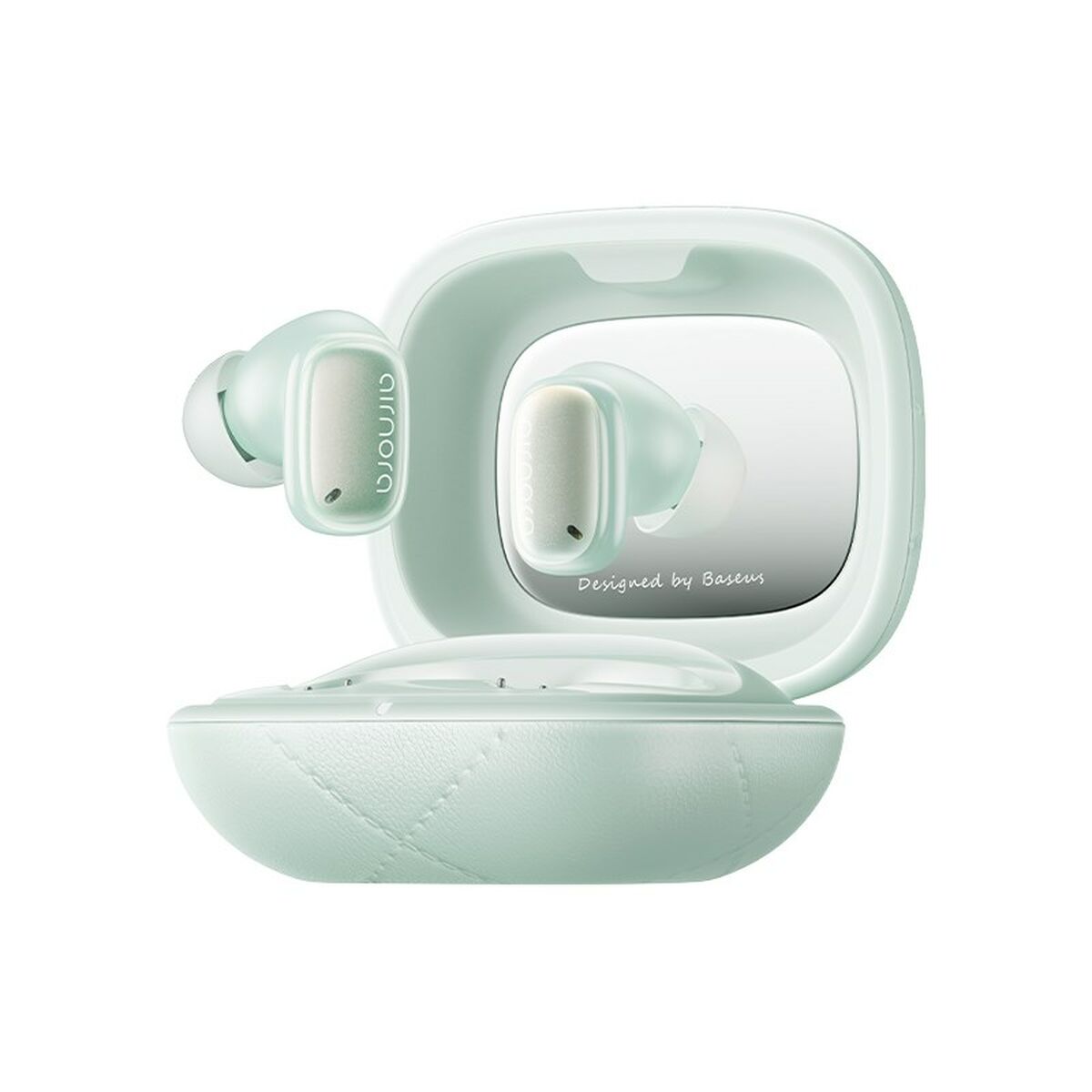Auricolari Wireless con Custodia di Ricarica Baseus AirNora 3 Verde