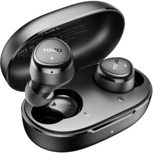 Auricolari Wireless con Custodia di Ricarica TOZO Agile Solo Nero