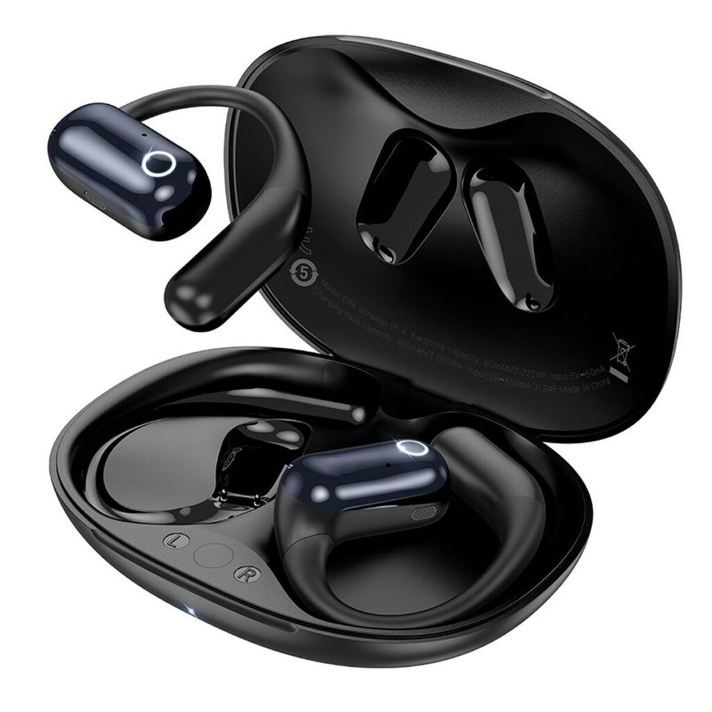 Auricolari Wireless con Custodia di Ricarica Hoco EA6 Nero