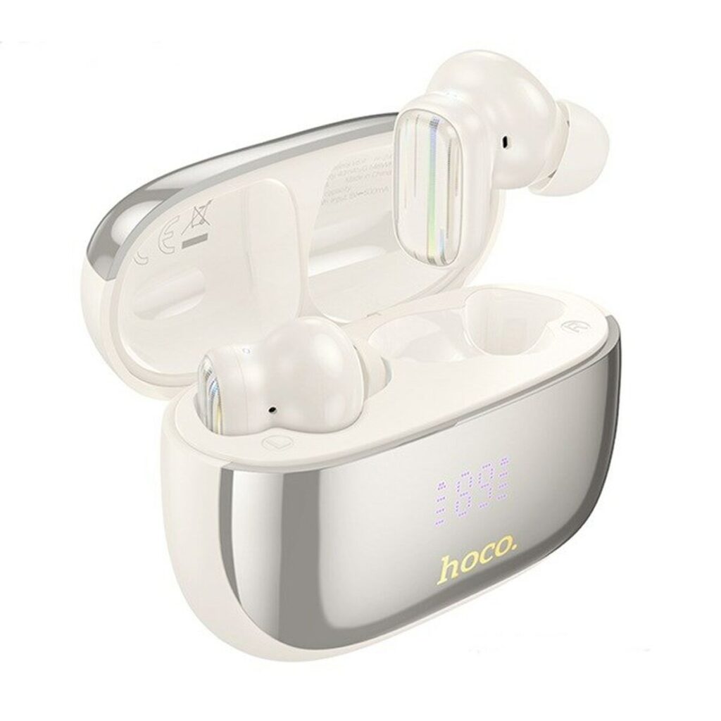 Auricolari Wireless con Custodia di Ricarica Hoco EQ20 Rhyme Bianco
