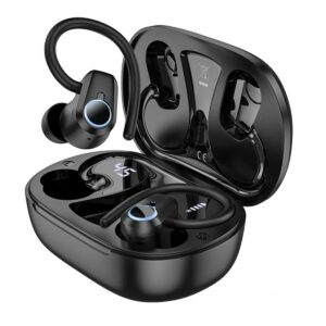Auricolari Wireless con Custodia di Ricarica Hoco EQ8 Pure Joy Nero