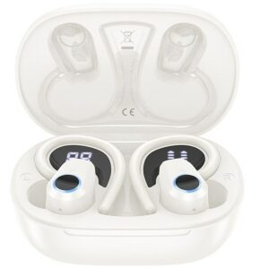 Auricolari Wireless con Custodia di Ricarica Hoco EQ8 Pure Joy Bianco