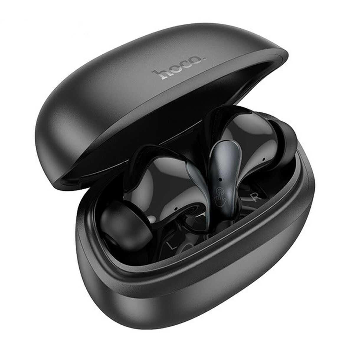 Auricolari Wireless con Custodia di Ricarica Hoco EQ5 Energy Nero