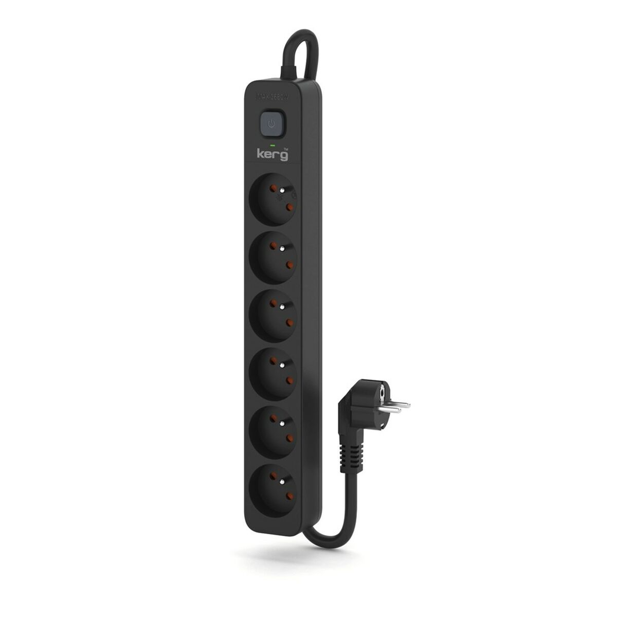 Multipresa 6 Prese con Interruttore Kerg M02520 (3 m)