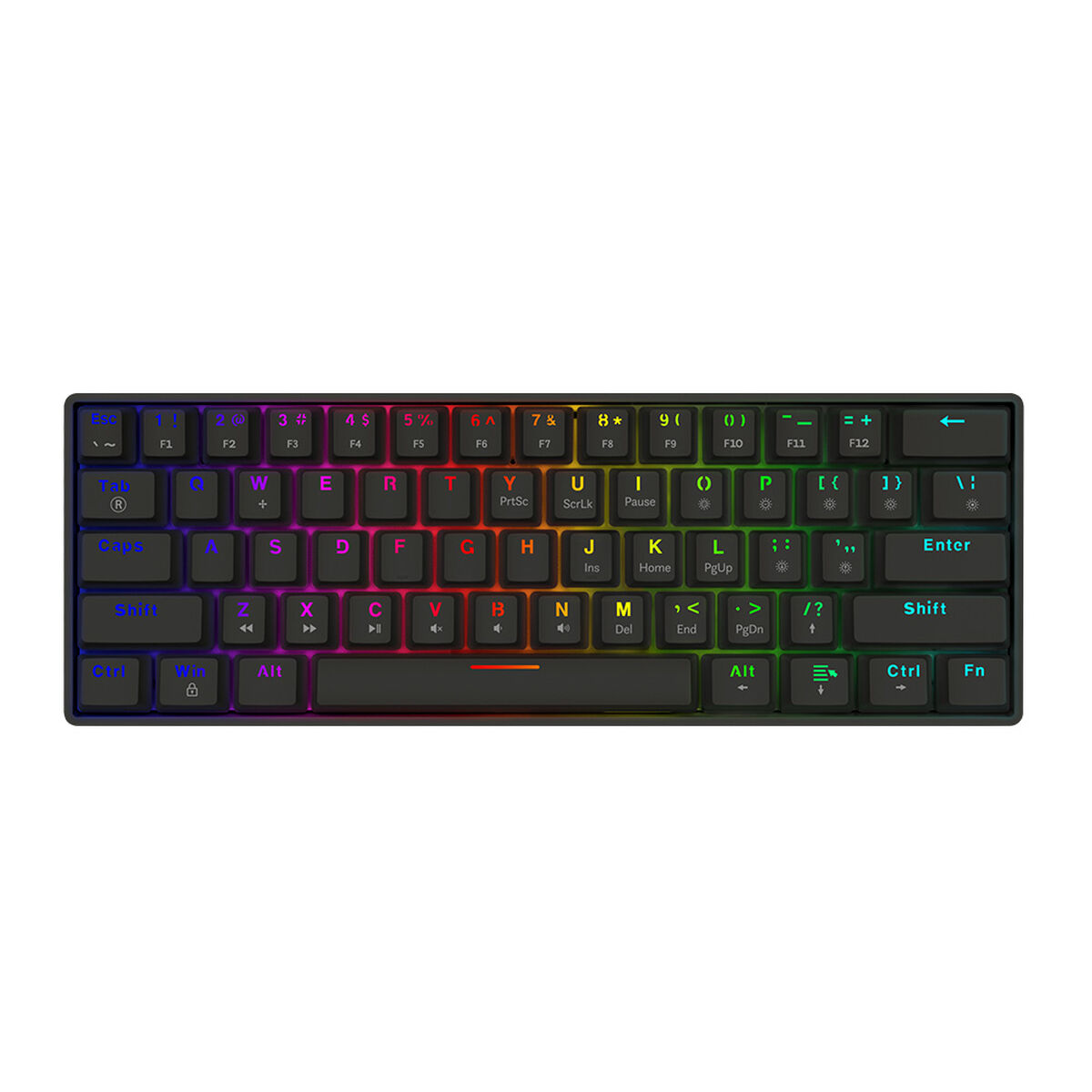 Tastiera Savio BLACKOUT X2 PEACH Nero Qwerty US