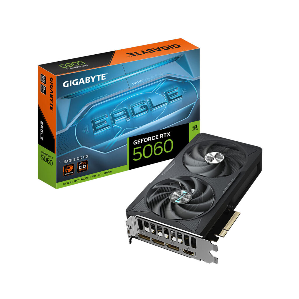 Scheda Grafica Gigabyte GV-N5060EAGLE OC-8GD GEFORCE RTX 5060 8 GB GDDR7