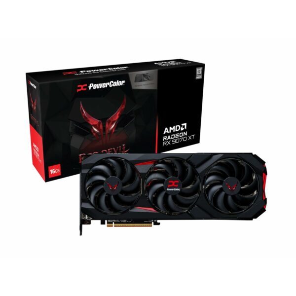 Scheda Grafica Powercolor RX9070XT 16G-E/OC/BP radeon rx 9070 xt 16 GB GDDR6
