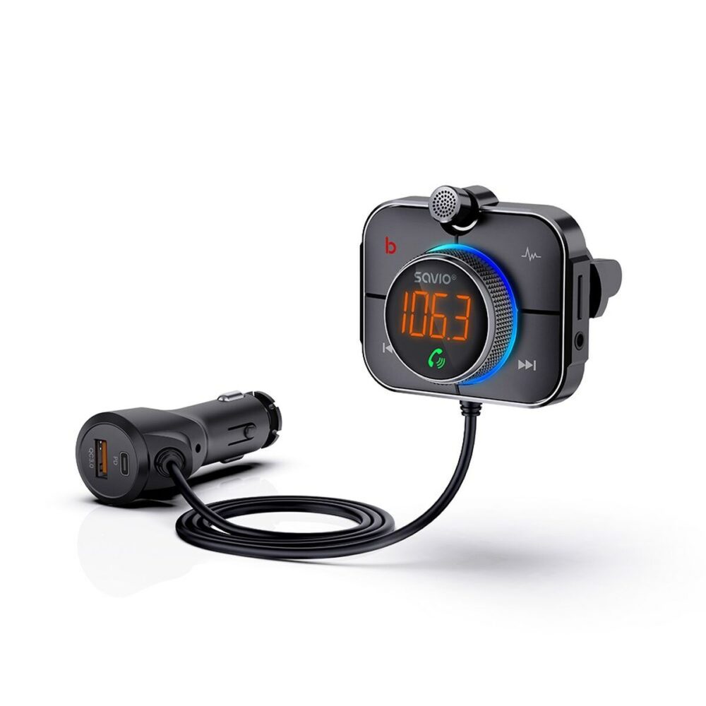 Lettore MP3 e Trasmettitore FM per Auto Savio TR-14