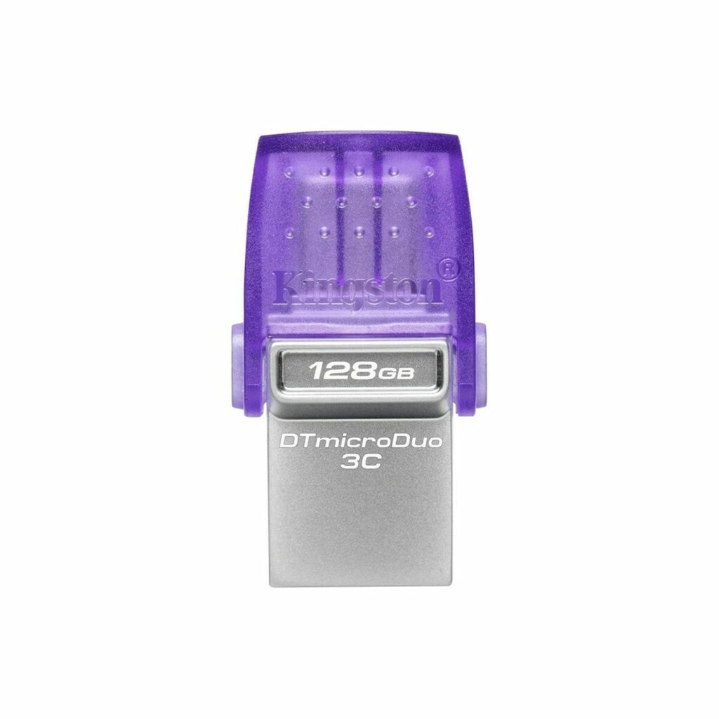 Memoria USB Kingston DataTraveler  microDuo 3C Acciaio 128 GB (1 Unità)